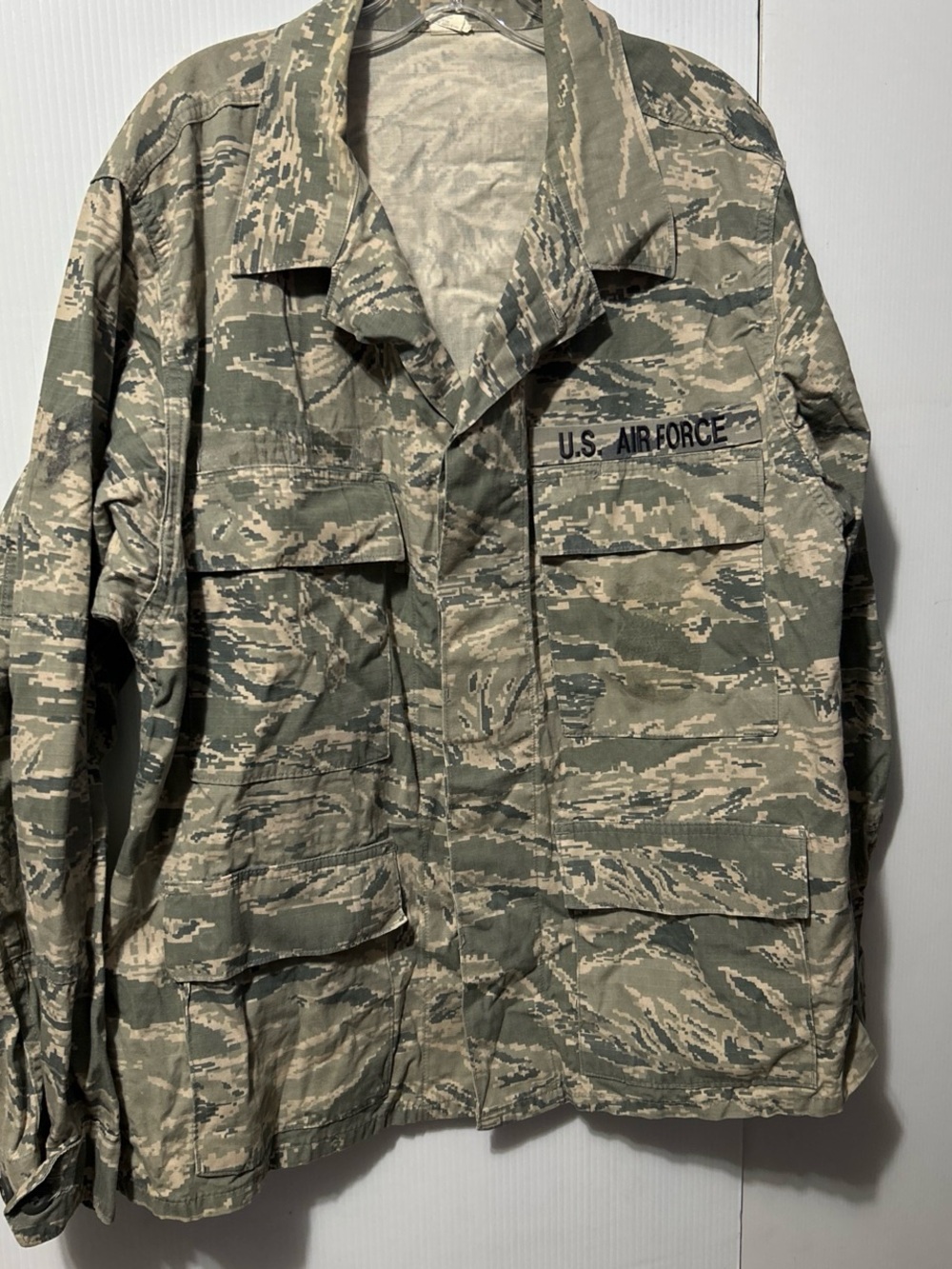 Military Field Jacket in Olive Camo